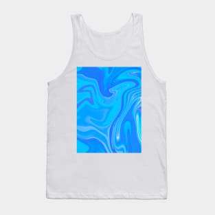 Blue marble Tank Top